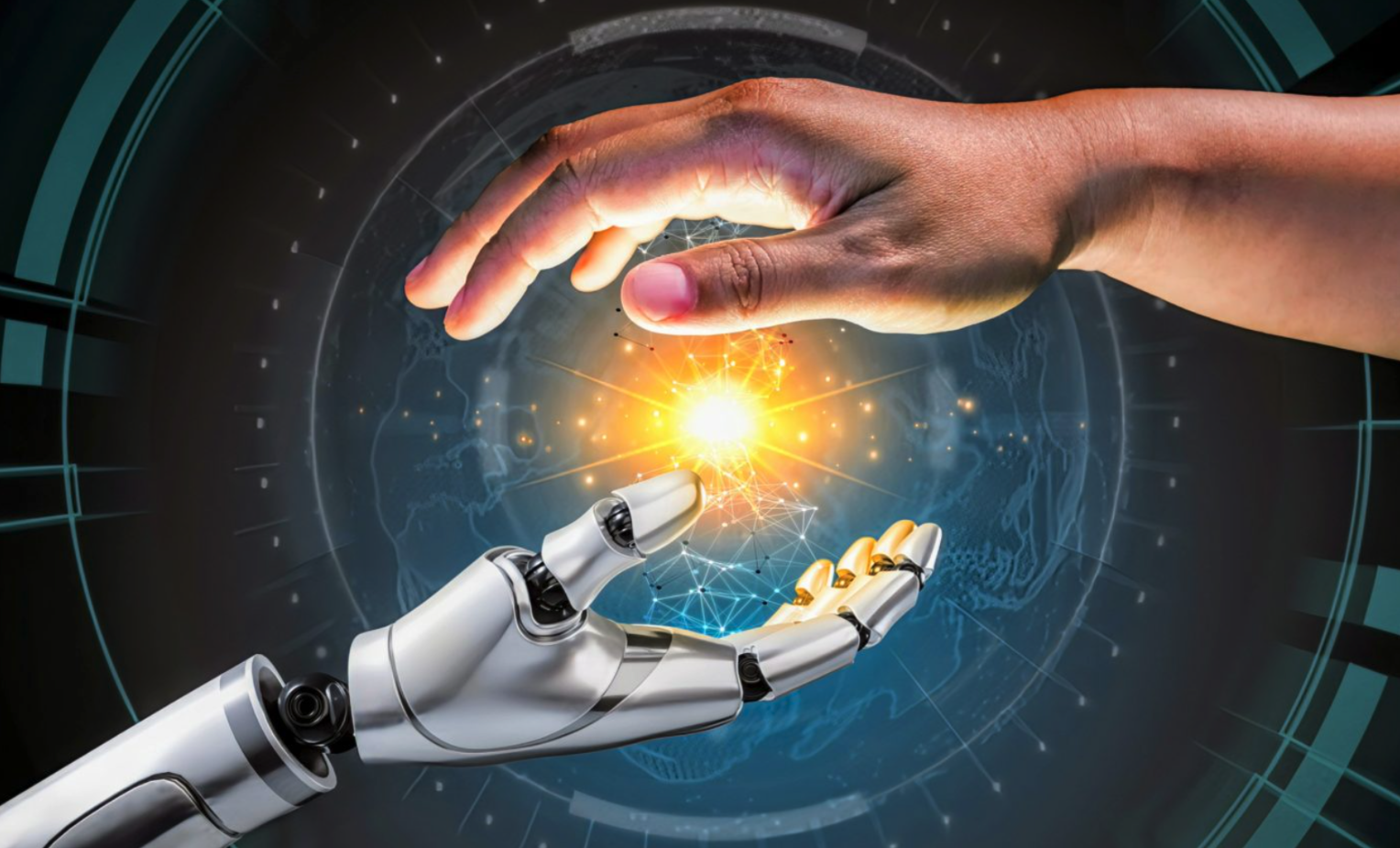 AI and human working together